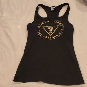 Black guess tank top (used)